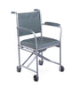 Foldable Chrome Commode Wheelchair FS8831L